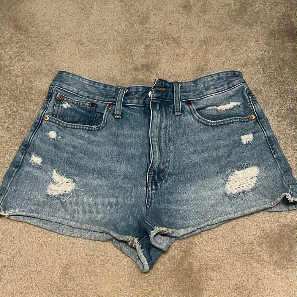Madewell Relaxed Jean Shorts.